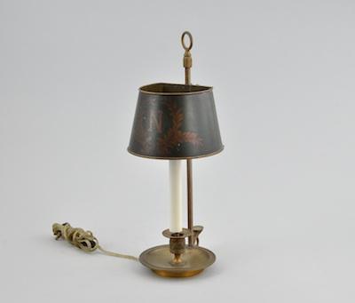 A Bronze Candlestick Lamp with b4faa