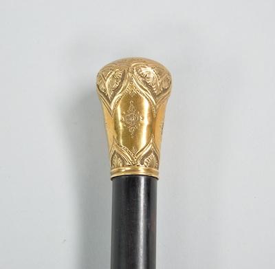 A Walking Stick with A Decorative
