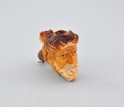 A Carved Meersham Pipe Head pipe