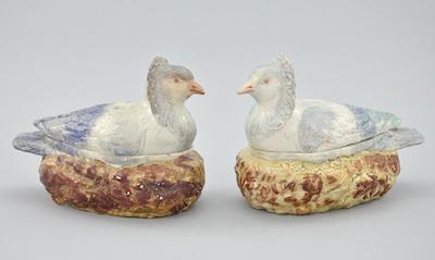 A Pair of Early Staffordshire Pearlware