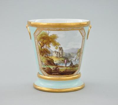 An Old Paris Porcelain Cachepot
