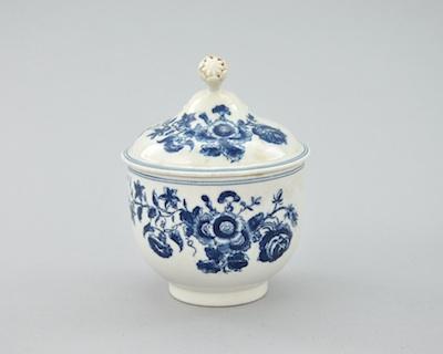 A Dr. Wall Worcester Covered Sugar Bowl
