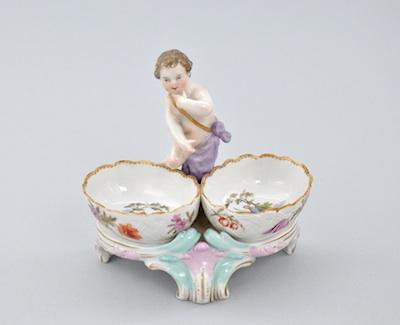 A Royal Berlin Porcelain Footed b5008