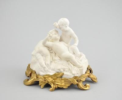 A Biscuit Porcelain Figural Group b500e
