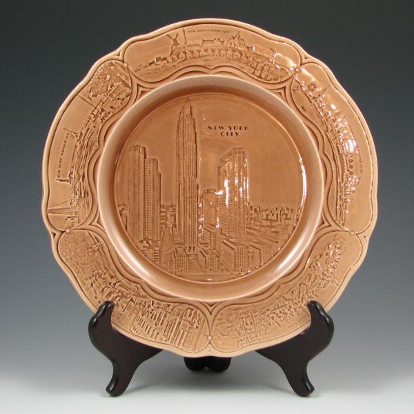 Steubenville Pottery plate from