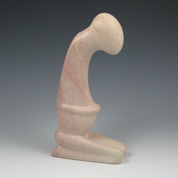 Carved soapstone fertility figure.