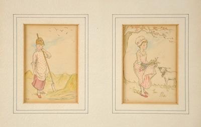 Attr: Kate Greenaway (British, 1846-1901)