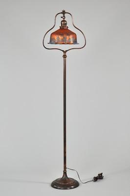 A Handel Floor Lamp with Adjustable