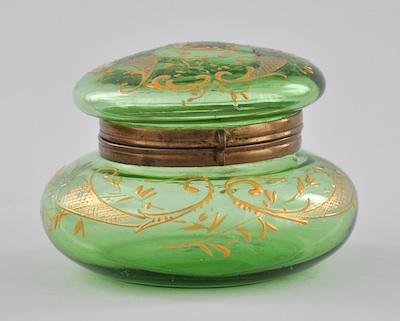 An Enamel Decorated Glass Powder b58b1