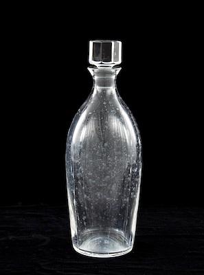 A Modern Etched Glass Decanter b58d6