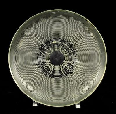 An American Threaded Glass Plate Measuring