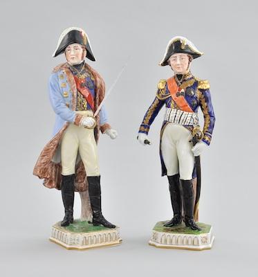 Two Dresden Porcelain Figurines Depicting