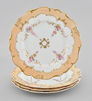 Four Bone Porcelain Dessert Plates b5907