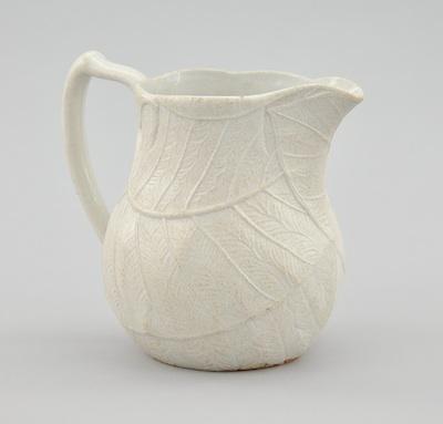 A Rare Wedgwood Jug Leafage. The leaf