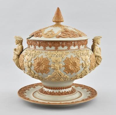 A Mettlach Tureen and Cover with b591d