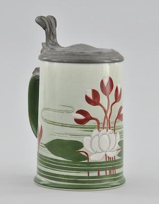 An Art Nouveau Style Decorated Stein