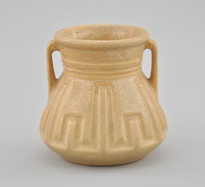 An Early Pottery Vase with Roseville