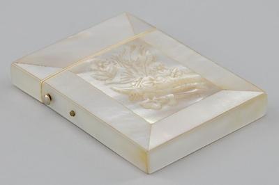 A Mother of Pearl Clad Card Case The