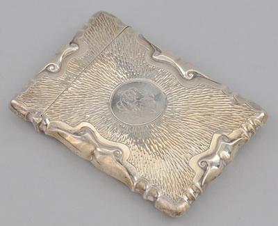 A Sterling Silver Card Case In b5982