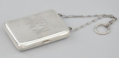 A Sterling Silver Purse on Chain b5984