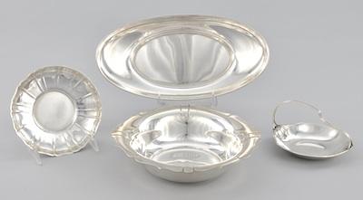 A Lot of Four Sterling Silver Dishes  b59a4