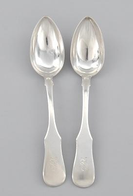 A Pair of Russian Silver Serving b59af