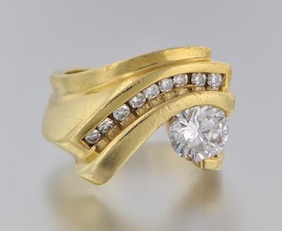 A Designer Ring with 1.15 Carat