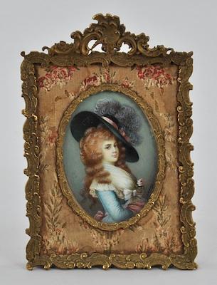 A Miniature Portrait of a Lady  b5793