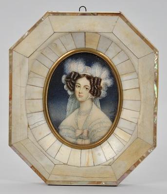 A Miniature Portrait of a Young