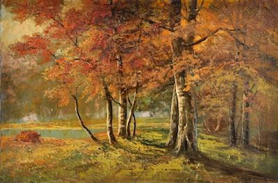 R. Eicher (American, 20th Century) Autumnal