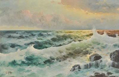 V. Gisi (Italian, 20th Century) Ocean