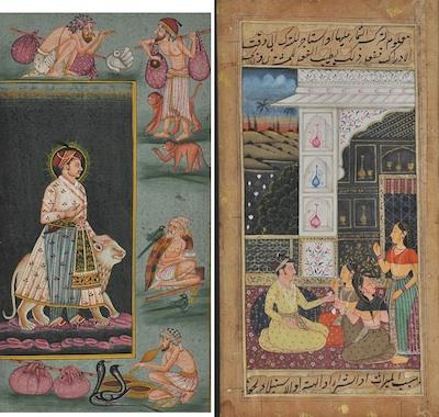 Two 19th Century Indian Gouache b57de