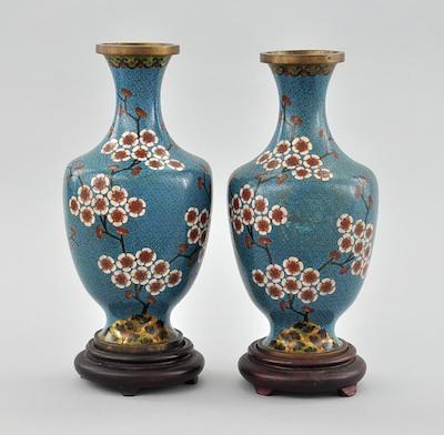 A Pair of Cloisonne Vases Chinese b5bd5
