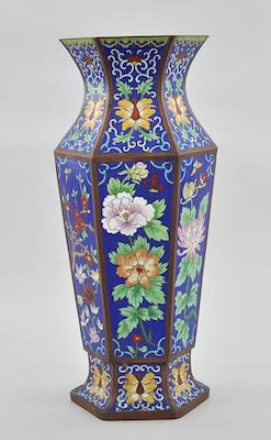 A Cloisonne Vase Chinese The hexagonal b5bd8