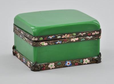 A Peking Glass Trinket Box In an b5bdc