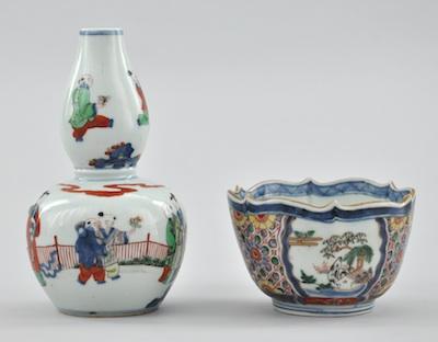 A Japanese Dish and a Chinese Vase b5c08
