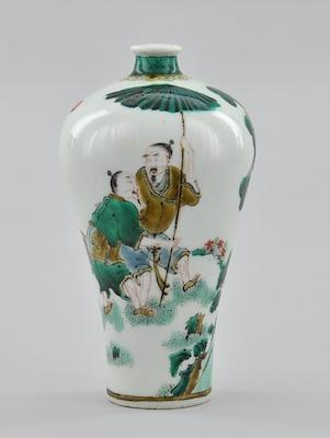 A Japanese Mei-Ping Shape Kutani Vase