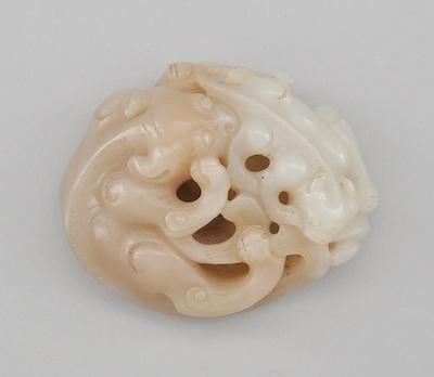 A Carved Nephrite Jade Figural b5c1d