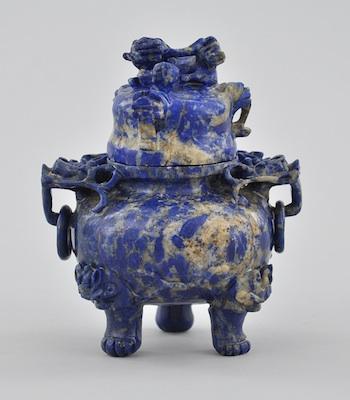 A Carved Sodalite Koro, Chinese