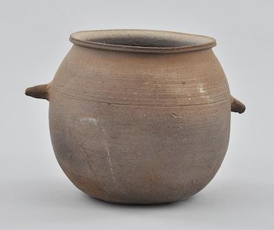 Korean Pottery Jar with Handles  b5c3a