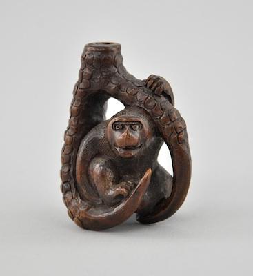 Monkey Captured in Eagle Talons Wood