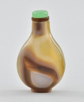 A Mini Agate Snuff Bottle Pear b5c79