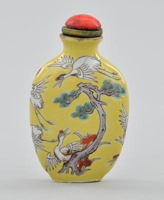 A Signed Porcelain Snuff Bottle