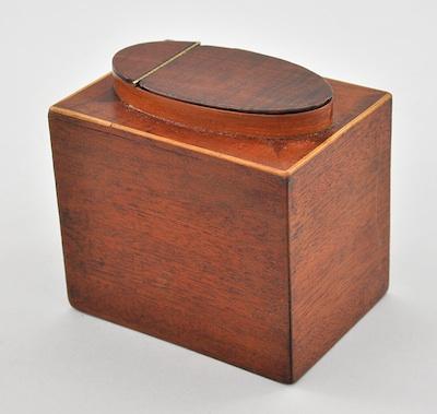 A Mahogany Tea Box Rectangular