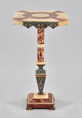 A French Inlaid Marble and Agate b5d05