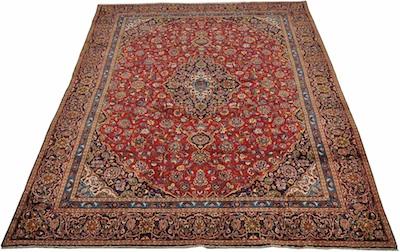 A Kashan Room Size Carpet Approx.