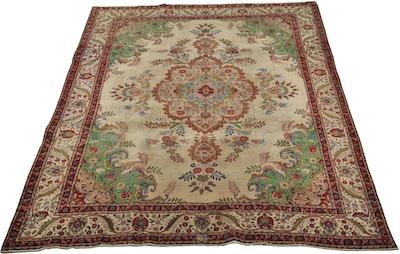 A Signed Tabriz Carpet Approx.