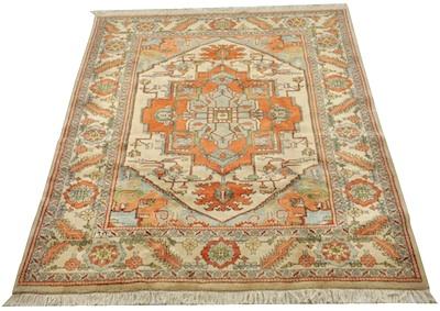 A Signed Heriz Carpet Approx. 9'-4"