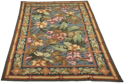 A Needlepoint Area Rug Approx.