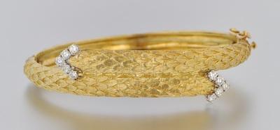 A Ladies 18k Gold and Diamond b5a4d